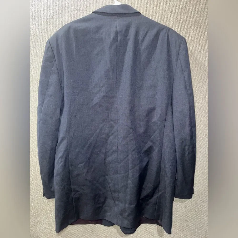 Macys men’s store Gruppo size 42R wool Classic Black Men's Suit